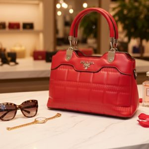Premium Elegant Red Handbag for Ladies – Stylish, Durable & Perfect for Everyday Use and Special Occasions